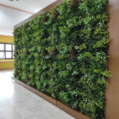 Pared verde artificial